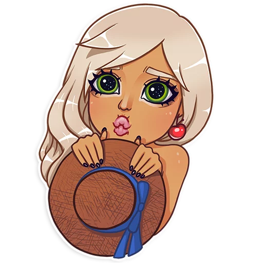 🙏 Стикер «Gyaru» для Telegram