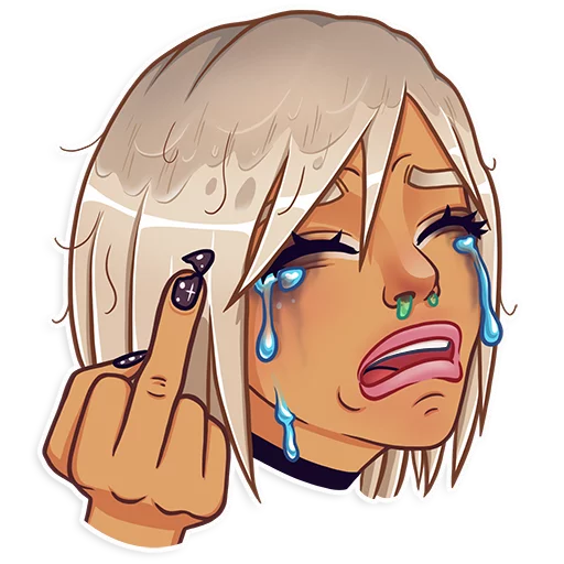 😭 Стикер «Gyaru» для Telegram