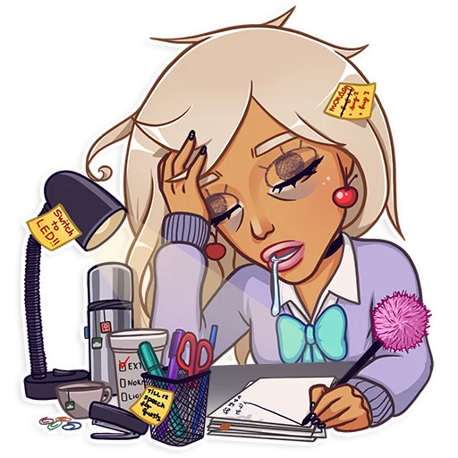 😪 Стикер «Gyaru» для Telegram