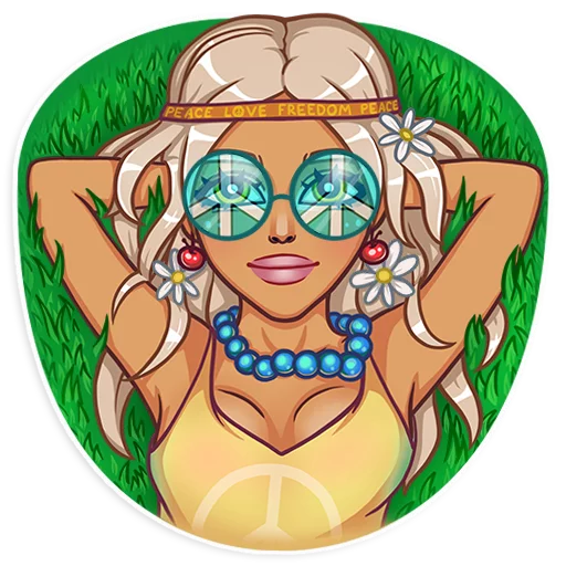 ☮ Стикер «Gyaru» для Telegram