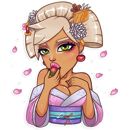 🍓 Стикер «Gyaru» для Telegram