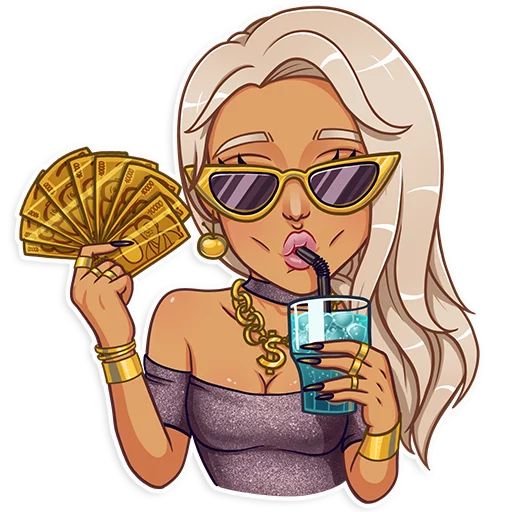🤑 Стикер «Gyaru» для Telegram