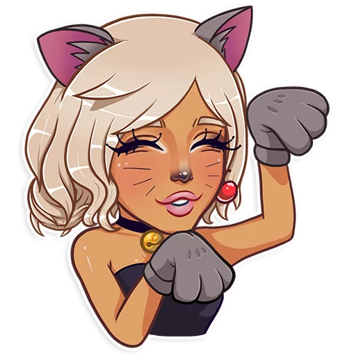 😽 Стикер «Gyaru» для Telegram