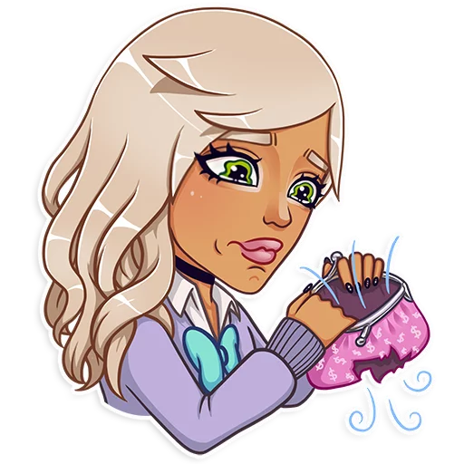 👛 Стикер «Gyaru» для Telegram