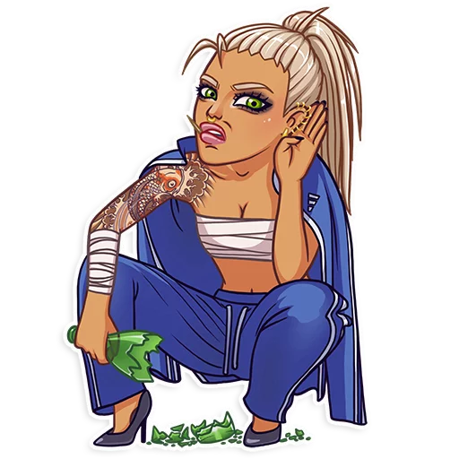 😤 Стикер «Gyaru» для Telegram