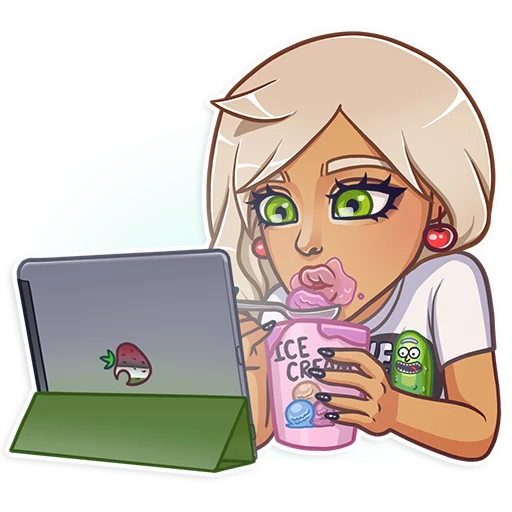 😲 Стикер «Gyaru» для Telegram