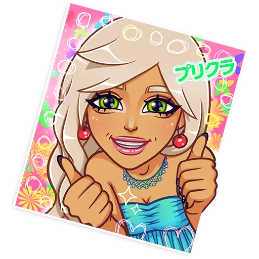 👍 Стикер «Gyaru» для Telegram