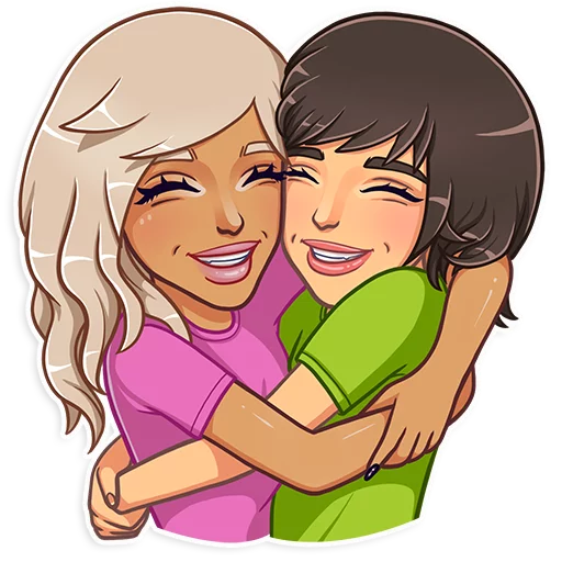 🤗 Стикер «Gyaru» для Telegram