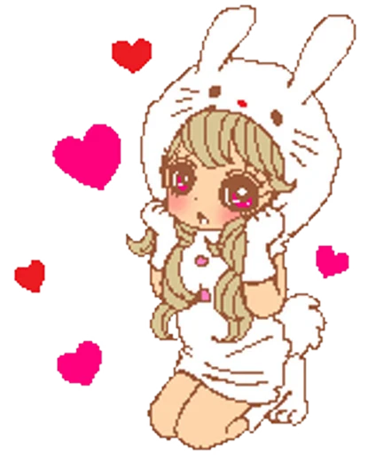 Стикерпак Gyaru для Telegram — скачать