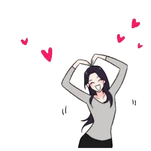 ❤️ Стикер «Gyerin x Jooyeon» для Telegram