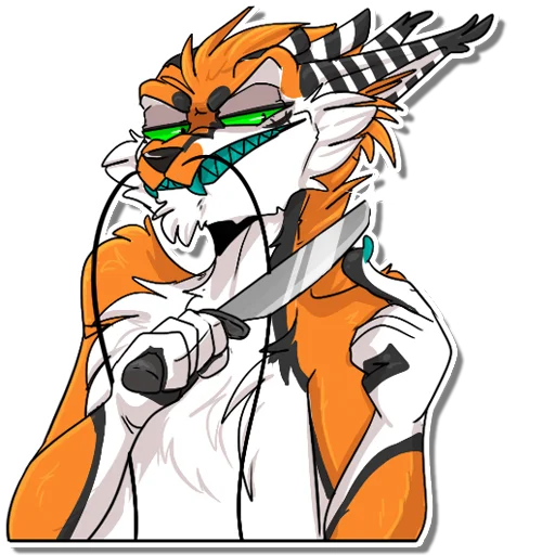 🔪 Стикер «GyLala Eastern Dragon» для Telegram