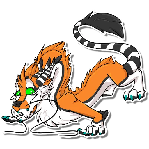 🍝 Стикер «GyLala Eastern Dragon» для Telegram