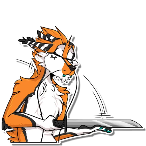 🔪 Стикер «GyLala Eastern Dragon» для Telegram