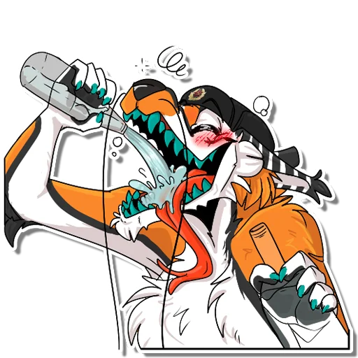 🍾 Стикер «GyLala Eastern Dragon» для Telegram