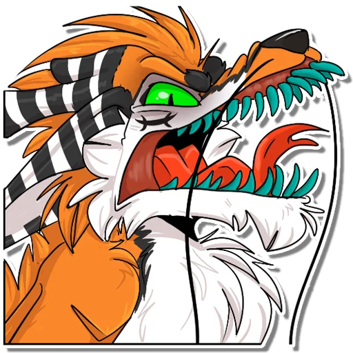 😡 Стикер «GyLala Eastern Dragon» для Telegram
