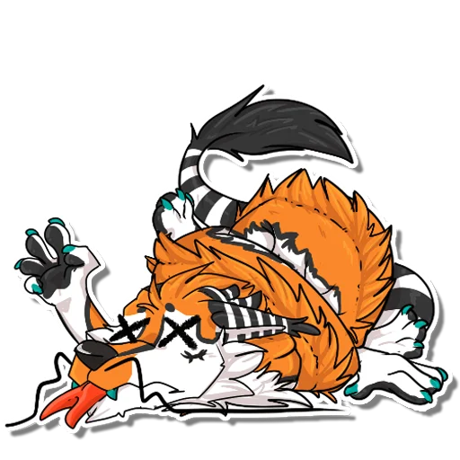 😵 Стикер «GyLala Eastern Dragon» для Telegram