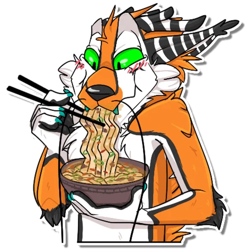 🥗 Стикер «GyLala Eastern Dragon» для Telegram