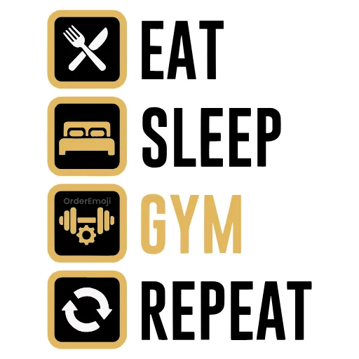 Стикер 17 GYM