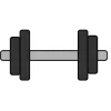 Стикер 45 GYM