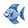 🐡 Эмодзи «Гжель» для Telegram
