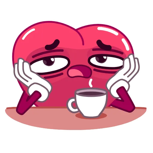 ☕ Эмодзи «Heart» для Telegram