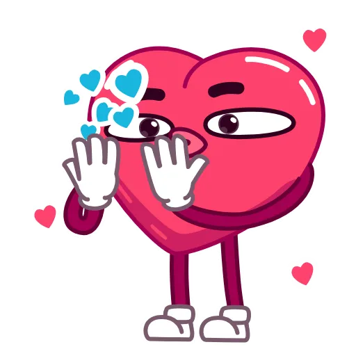 😘 Эмодзи «Heart» для Telegram