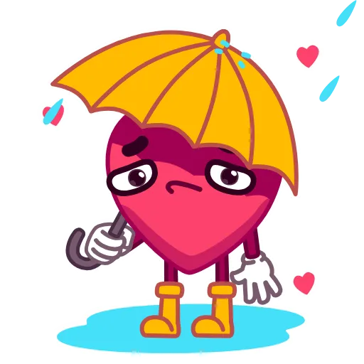 ☔ Эмодзи «Heart» для Telegram
