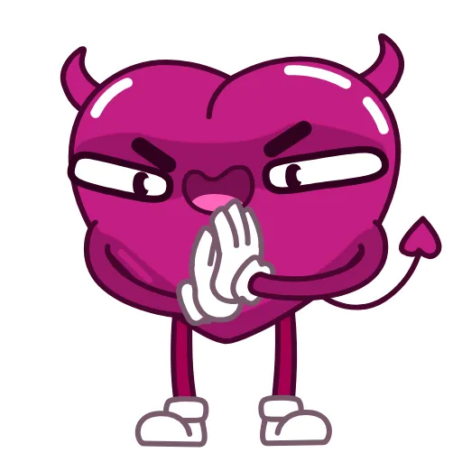 😈 Эмодзи «Heart» для Telegram