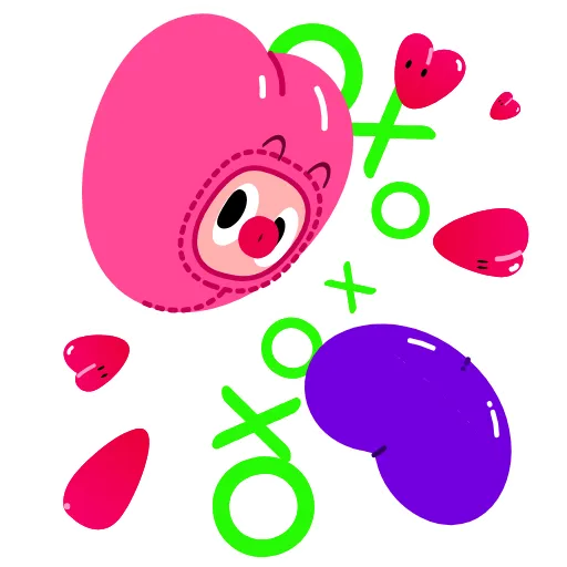 🤗 Эмодзи «Hearty Hearts» для Telegram