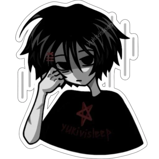 Стикер 17 eternal regret girl