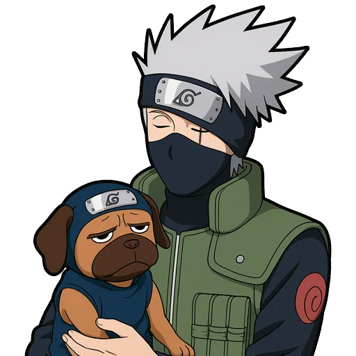 🐶 Стикер «Hatake Kakashi» для Telegram