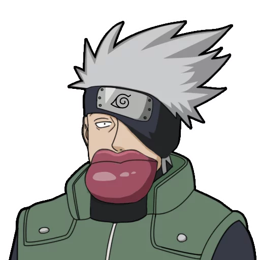 💋 Стикер «Hatake Kakashi» для Telegram