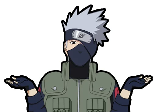 🤷‍♂️ Стикер «Hatake Kakashi» для Telegram