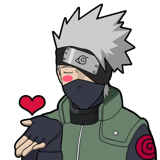 😘 Стикер «Hatake Kakashi» для Telegram