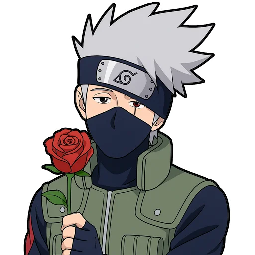 🌹 Стикер «Hatake Kakashi» для Telegram
