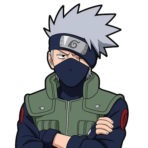 😑 Стикер «Hatake Kakashi» для Telegram
