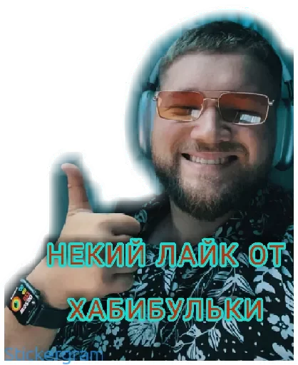 👍 Стикер «Хабибуллины» для Telegram