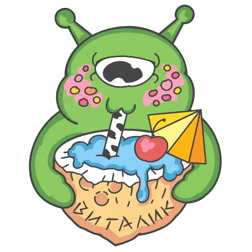 🥥 Стикер «habr15» для Telegram