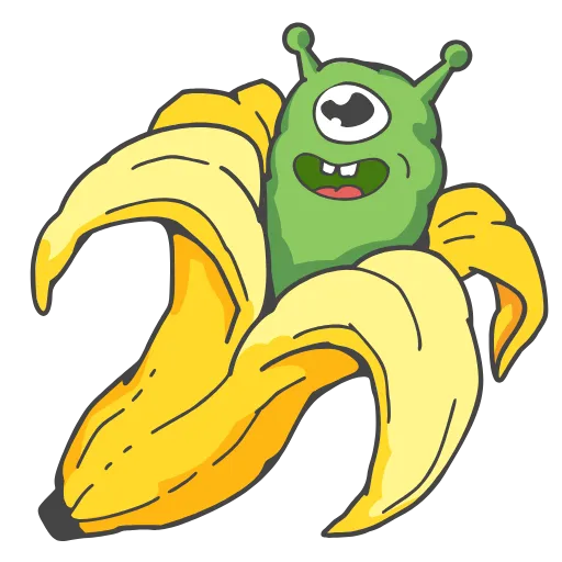 🍌 Стикер «habr15» для Telegram