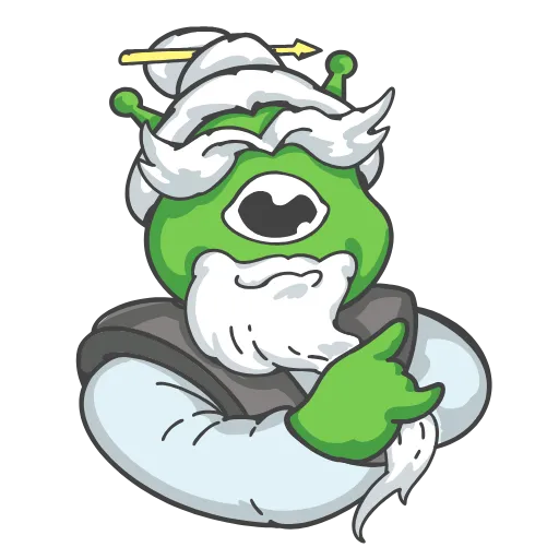 👴 Стикер «habr15» для Telegram