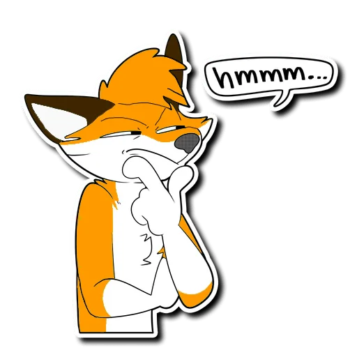 🤔 Стикер «HaceTheFox» для Telegram