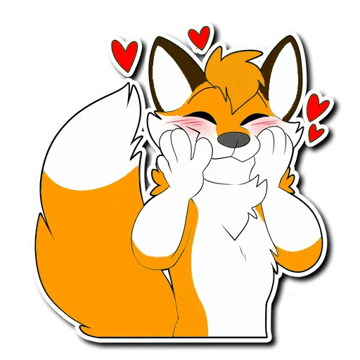 🥰 Стикер «HaceTheFox» для Telegram