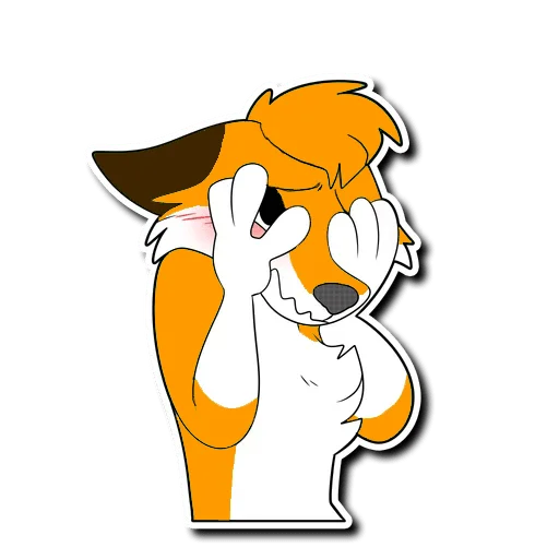 😳 Стикер «HaceTheFox» для Telegram