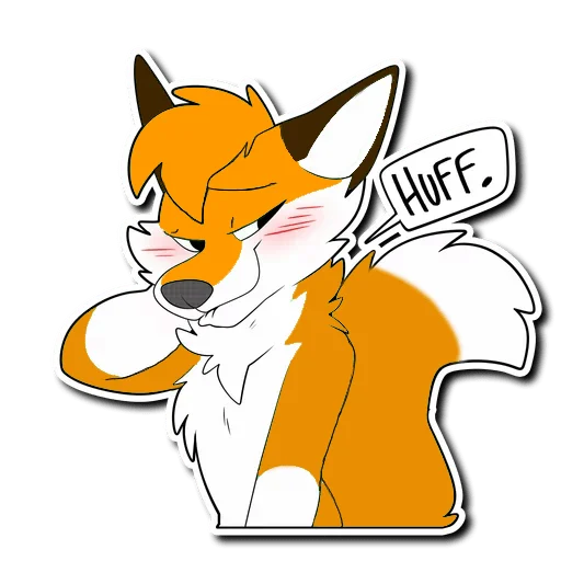 😏 Стикер «HaceTheFox» для Telegram