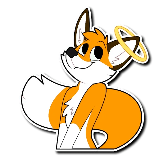 😇 Стикер «HaceTheFox» для Telegram