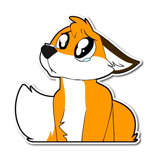 ☹️ Стикер «HaceTheFox» для Telegram
