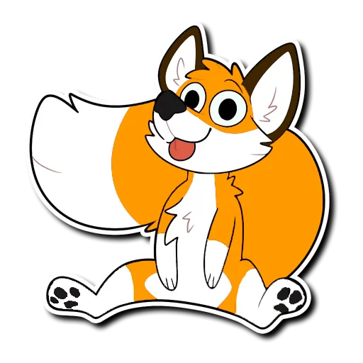 😜 Стикер «HaceTheFox» для Telegram