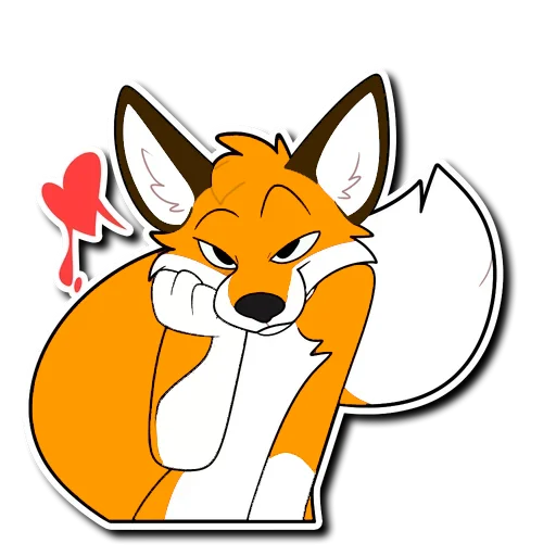 😘 Стикер «HaceTheFox» для Telegram