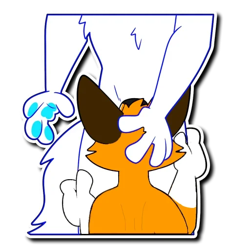 💦 Стикер «HaceTheFox» для Telegram
