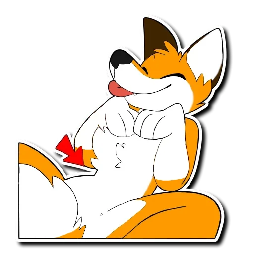 😁 Стикер «HaceTheFox» для Telegram
